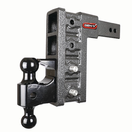 Gen-Y Hitch MEGA-DUTY 3 Shank 9 Drop 3.5K TW 32K Hitch & GH-0161 Dual-Ball & GH-0162 Pintle Lock GH-1724